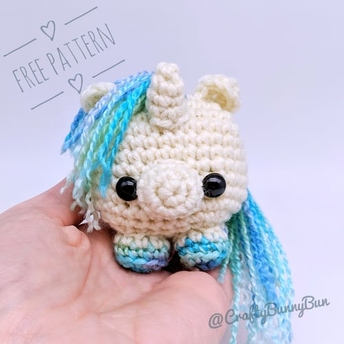 Cube Little Unicorn Amigurumi Pattern