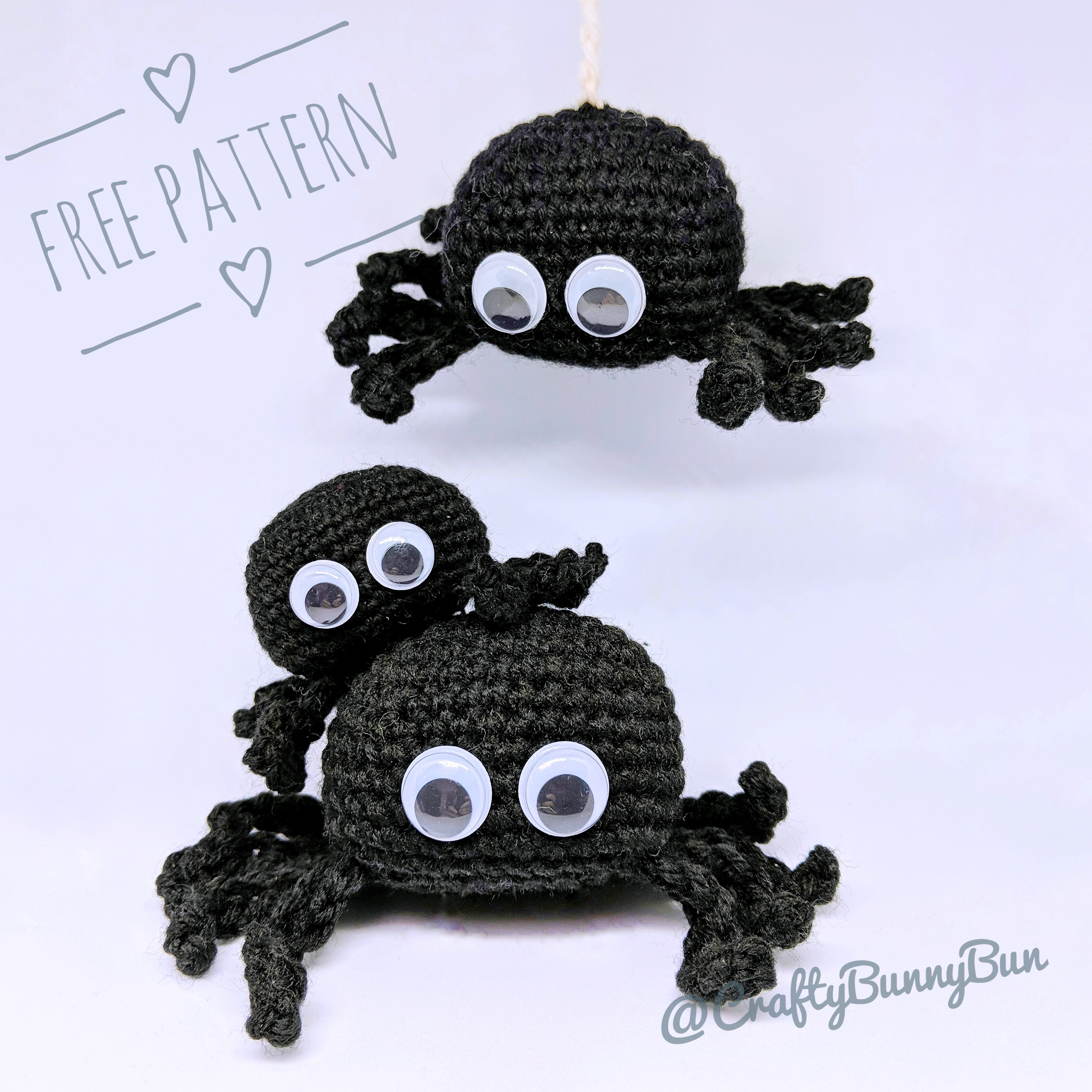 spider plush pattern