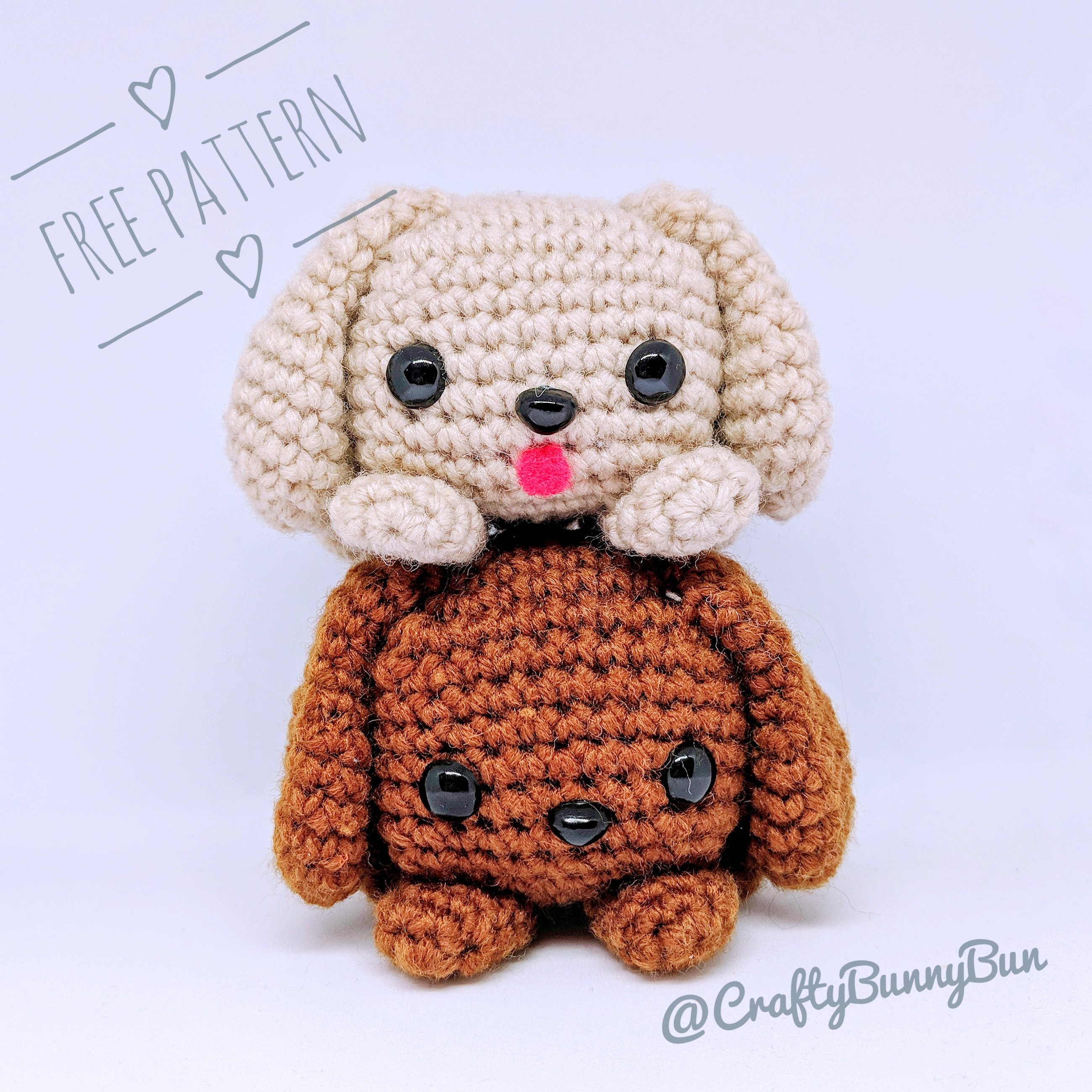 Amigurumi dog keychain pattern, crochet dog pattern, animal